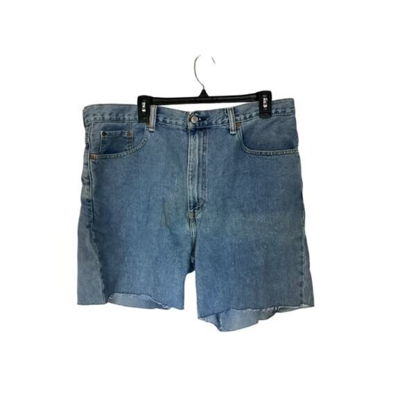 Preppy Streetwear Coquette Utility Levi's Shorts Men's Size 38 Blue - Picture 1 of 6